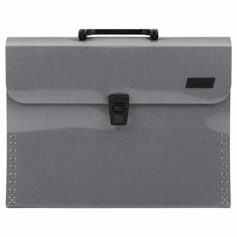 LEAN 31033 Organizer per documenti espandibile A4 13 scomparti grigio