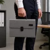 LEAN 31033 Organizer per documenti espandibile A4 13 scomparti grigio