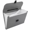 LEAN 31033 Organizer per documenti espandibile A4 13 scomparti grigio