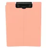LEAN portablocco A4 con copertura, clip in metallo, plastica rosa