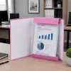 LEAN cartella portadocumenti A4 con elastico, copertina rigida, rosa, dorso 4,5 cm