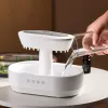 LEAN umidificatore diffusore di aromi effetto pioggia luce LED con alimentatore
