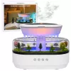 LEAN umidificatore diffusore di aromi effetto pioggia luce LED con alimentatore