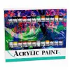 LEAN Set di colori acrilici artistici 24 colori 12 ml