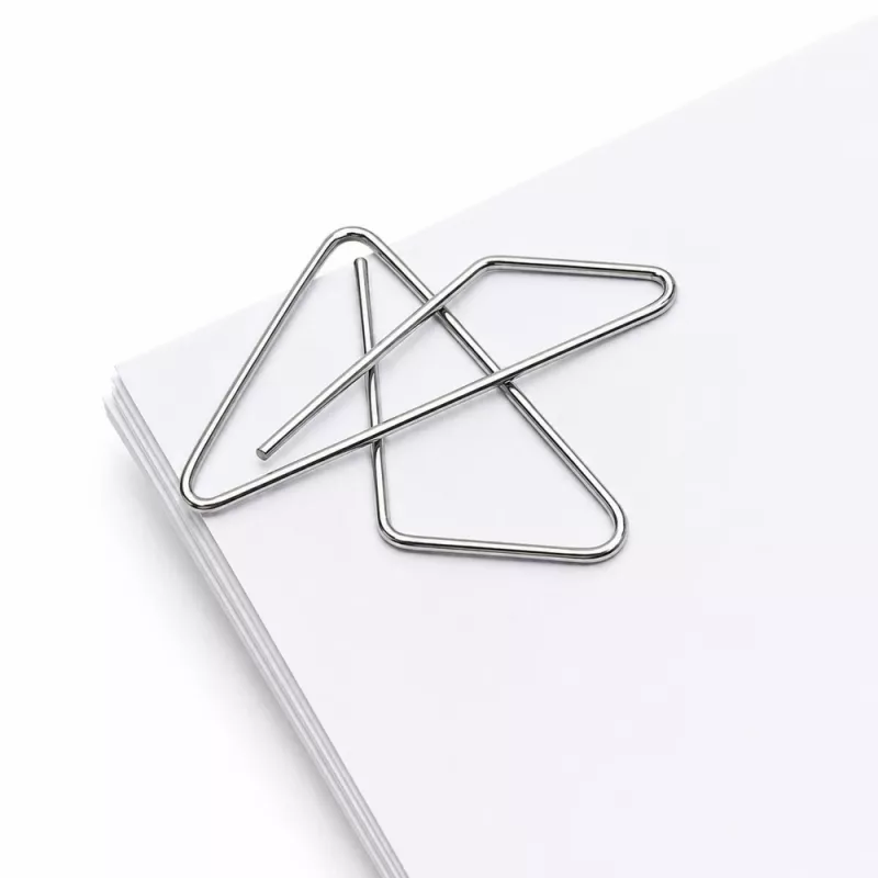 LEAN Butterfly Clip metalliche per documenti, ufficio, 24 mm, 100 pezzi