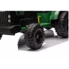 LEAN CARS trattore a batteria 24V con rimorchio verde scuro - CH9959B