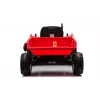 LEAN CARS trattore a batteria 24V HC-306 rosso con rimorchio