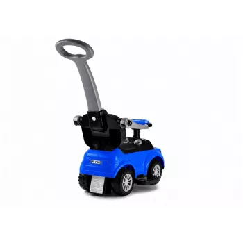 LEAN CARS 614W auto scivolo per bambini con maniglia di spinta e barra di guida per genitori - blu