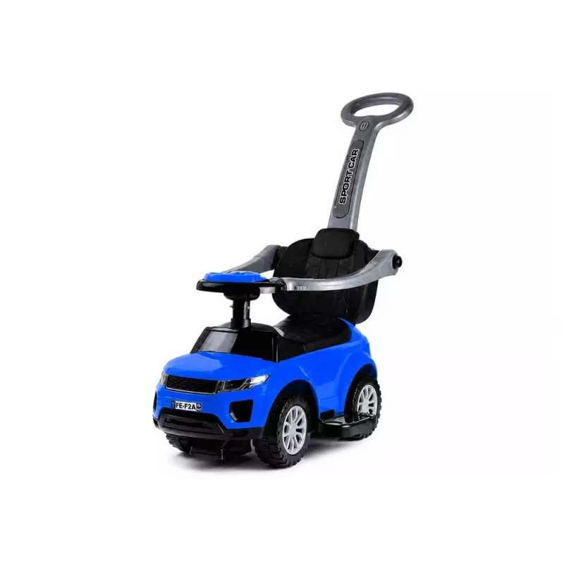 LEAN CARS 614W auto scivolo per bambini con maniglia di spinta e barra di guida per genitori - blu