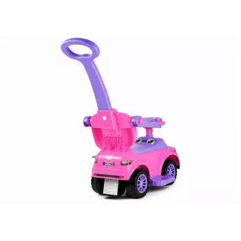LEAN CARS 614W triciclo per bambini con maniglia per genitori - rosa
