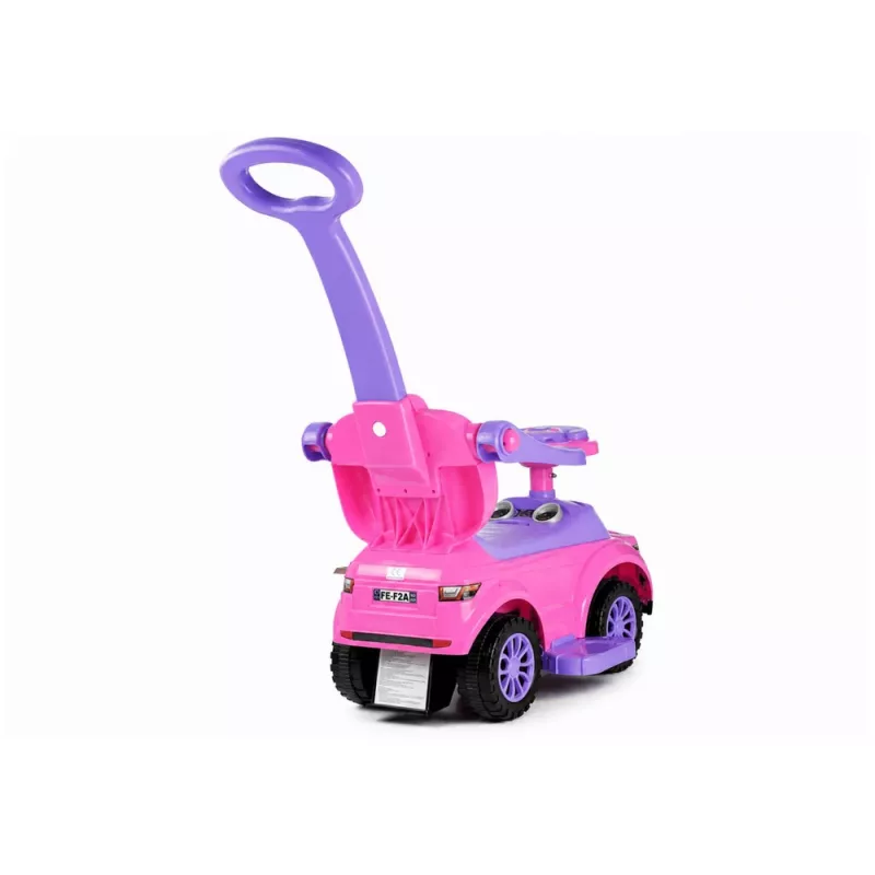 LEAN CARS 614W triciclo per bambini con maniglia per genitori - rosa