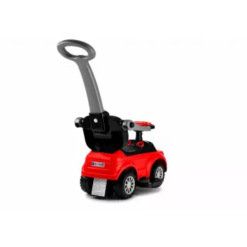 LEAN CARS 614W auto scivolo per bambini con maniglia di spinta - rosso