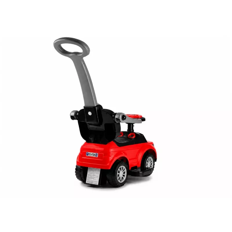 LEAN CARS 614W auto scivolo per bambini con maniglia di spinta - rosso
