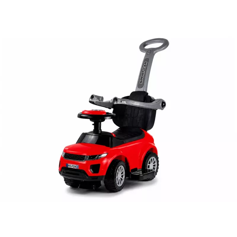 LEAN CARS 614W auto scivolo per bambini con maniglia di spinta - rosso