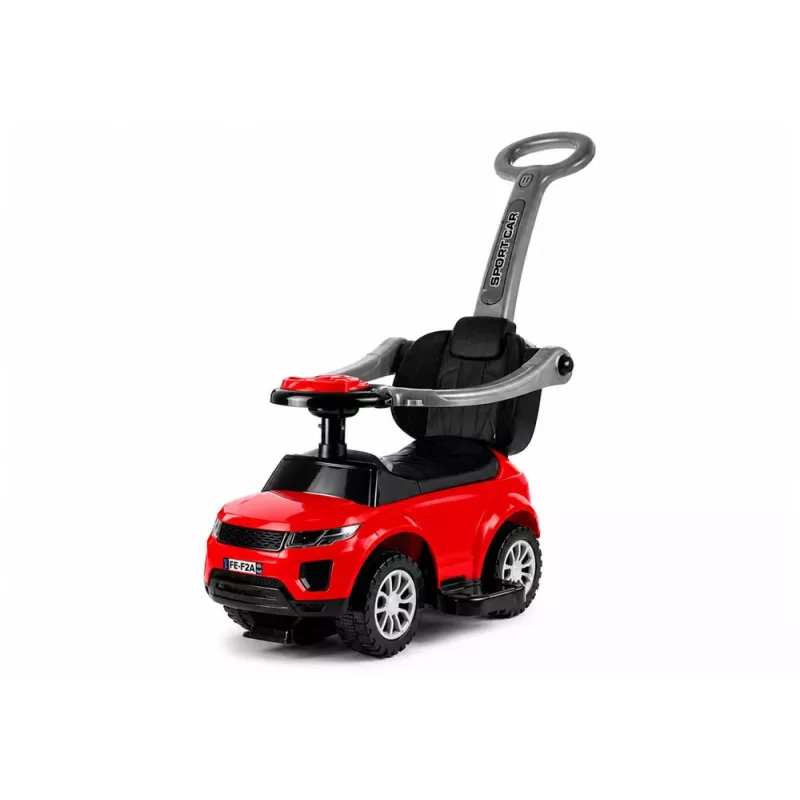 LEAN CARS 614W auto scivolo per bambini con maniglia di spinta - rosso