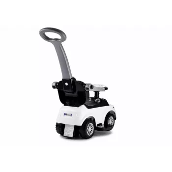 LEAN CARS 614W triciclo per bambini con maniglia per genitori - bianco
