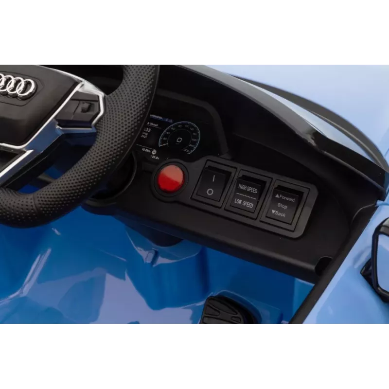 LEAN CARS Auto a batteria Audi E-Tron GT blu QLS-6888
