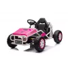 LEAN CARS Auto a batteria Buggy A8812 rosa 24V