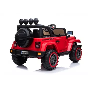 LEAN CARS Auto a batteria Jeep BRD-7588 rossa 4x4 7408