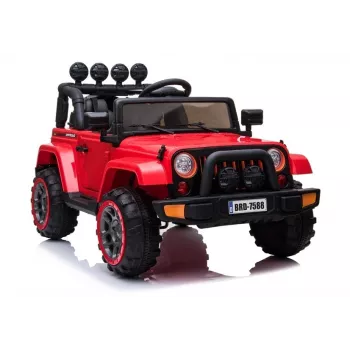 LEAN CARS Auto a batteria Jeep BRD-7588 rossa 4x4 7408
