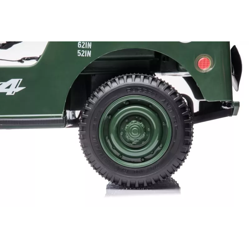 LEAN CARS Auto a batteria JH-103 Army Green 4x4