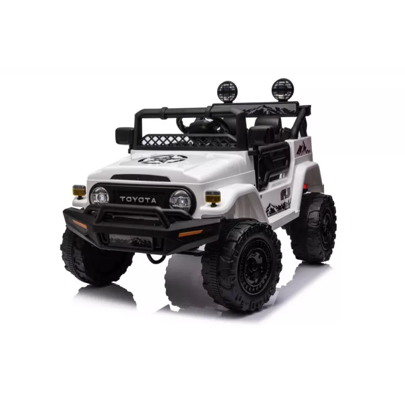 LEAN CARS Auto a batteria Toyota FJ bianco 4x4