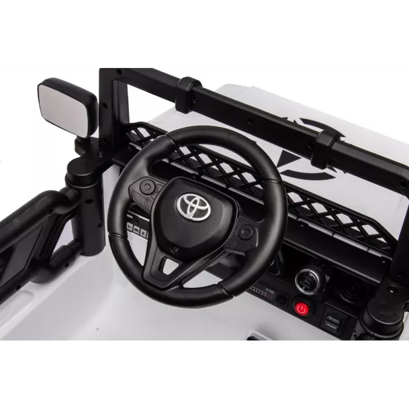 LEAN CARS Auto a batteria Toyota FJ bianco 4x4