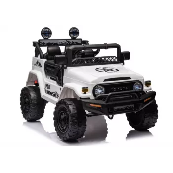 LEAN CARS Auto a batteria Toyota FJ bianco 4x4