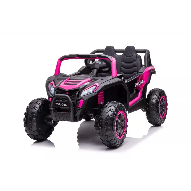 LEAN CARS Auto a batteria YSA036 rosa 4x4