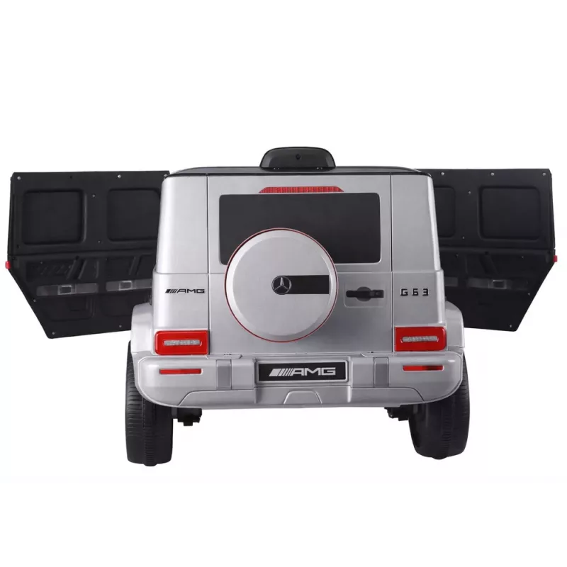 LEAN CARS Auto a batteria Mercedes G63 S306-1 argento