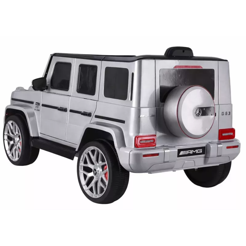 LEAN CARS Auto a batteria Mercedes G63 S306-1 argento