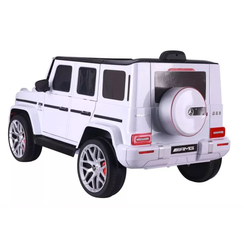 LEAN CARS Auto a batteria Mercedes G63 S306-1 bianco