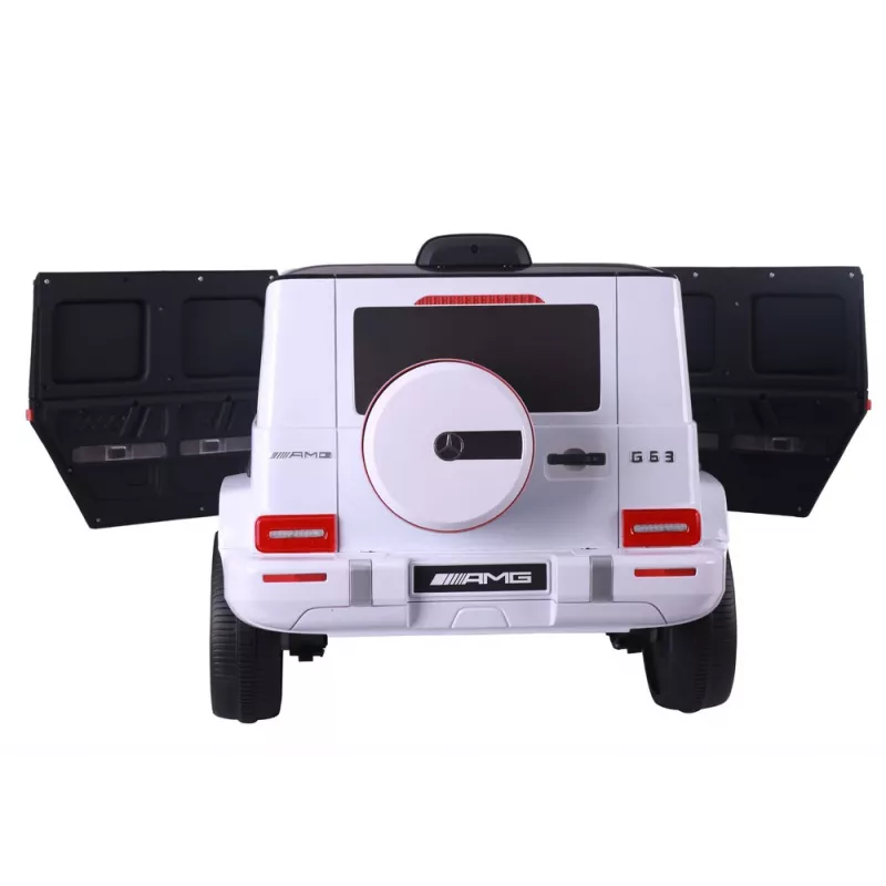LEAN CARS Auto a batteria Mercedes G63 S306-1 bianco