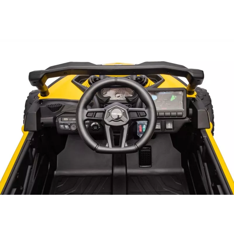 LEAN CARS Buggy a batteria Can-am DK-CA003 giallo