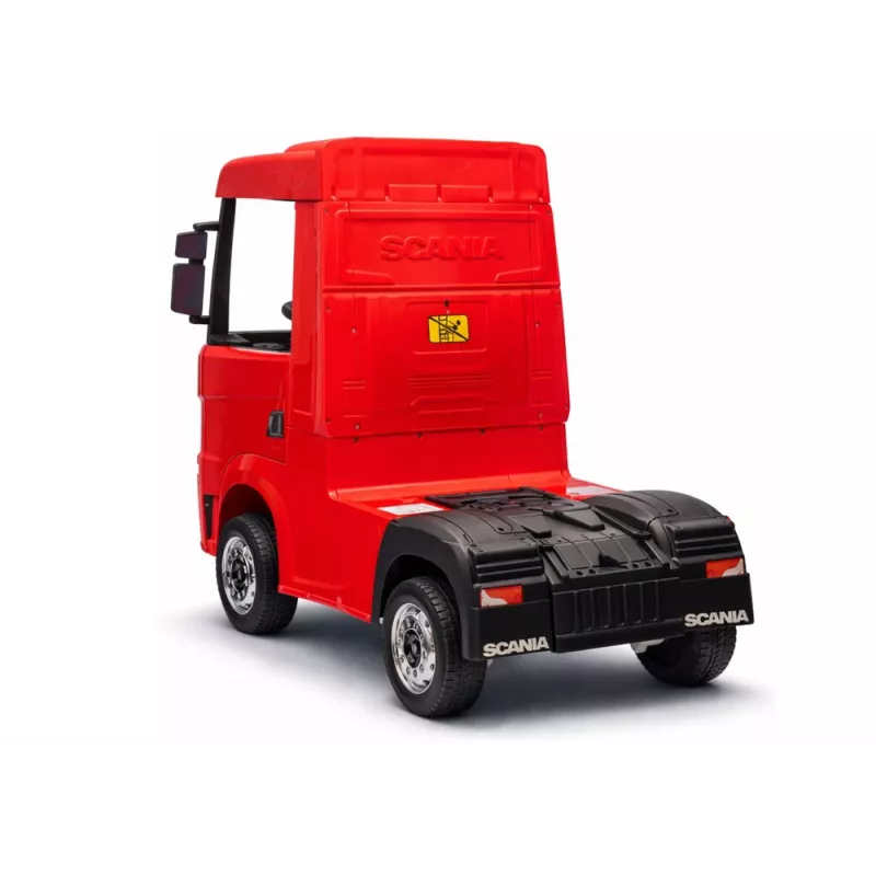 LEAN CARS Auto a batteria Scania 500R HL698 rosso 4x4