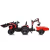 LEAN CARS Escavatore a batteria con rimorchio SX2068 rosso