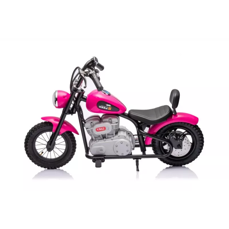 LEAN CARS Moto a batteria A9902 36V rosa