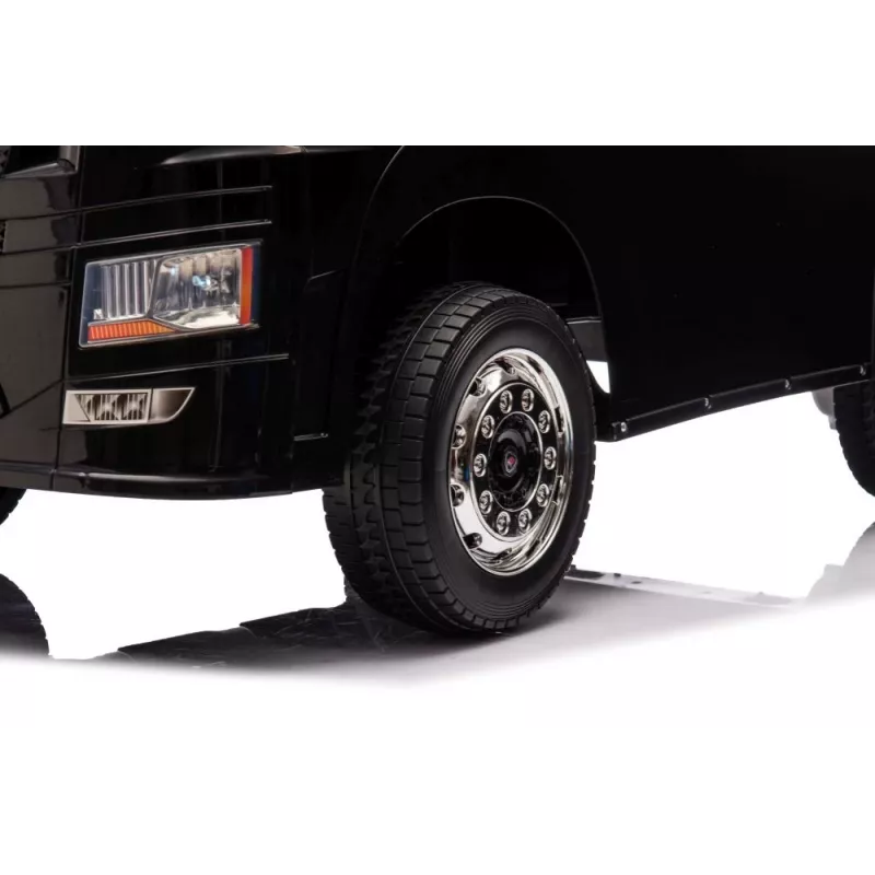 LEAN CARS auto per bambini a batteria Scania 500R HL698 nero 4x4
