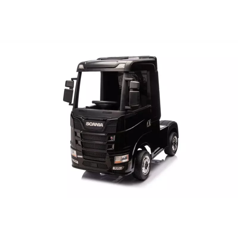 LEAN CARS auto per bambini a batteria Scania 500R HL698 nero 4x4