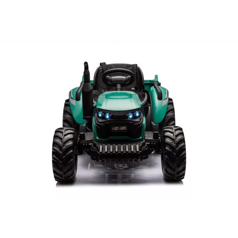 LEAN CARS trattore a pedali a batteria HC-306 verde scuro 24V
