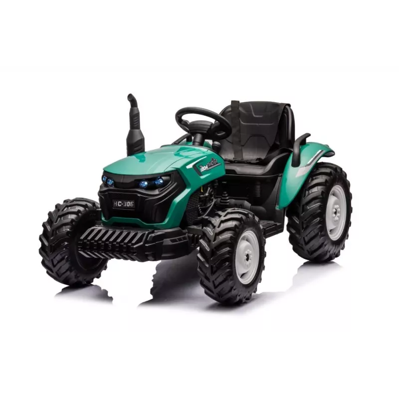 LEAN CARS trattore a pedali a batteria HC-306 verde scuro 24V
