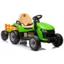 LEAN CARS trattore a batteria BBH-030 verde 12V trattore guidabile con telecomando genitoriale