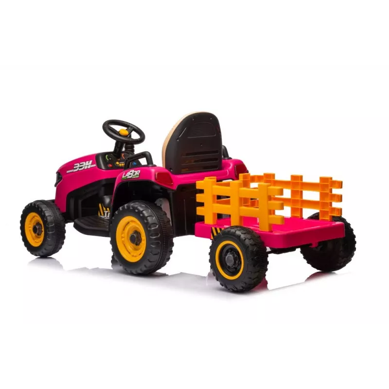 LEAN CARS Trattore a batteria BBH-030 rosa