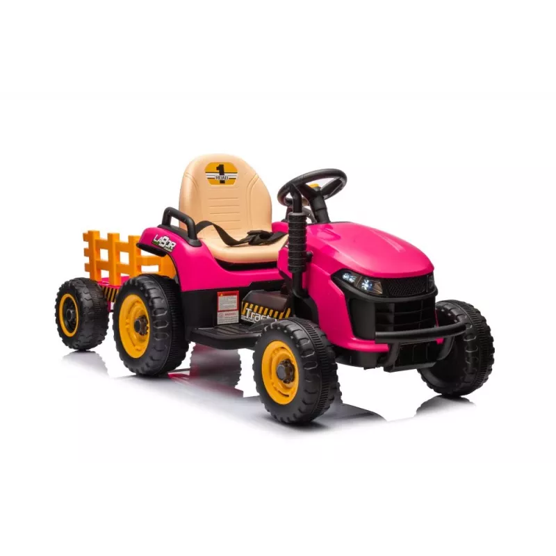 LEAN CARS Trattore a batteria BBH-030 rosa