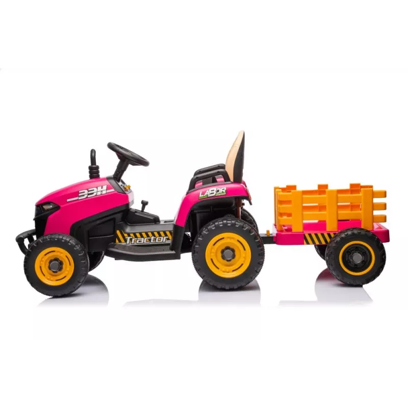 LEAN CARS Trattore a batteria BBH-030 rosa