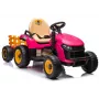 LEAN CARS Trattore a batteria BBH-030 rosa