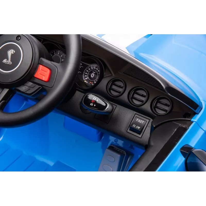 LEAN CARS Veicolo a batteria Ford Mustang GT500 Shelby blu