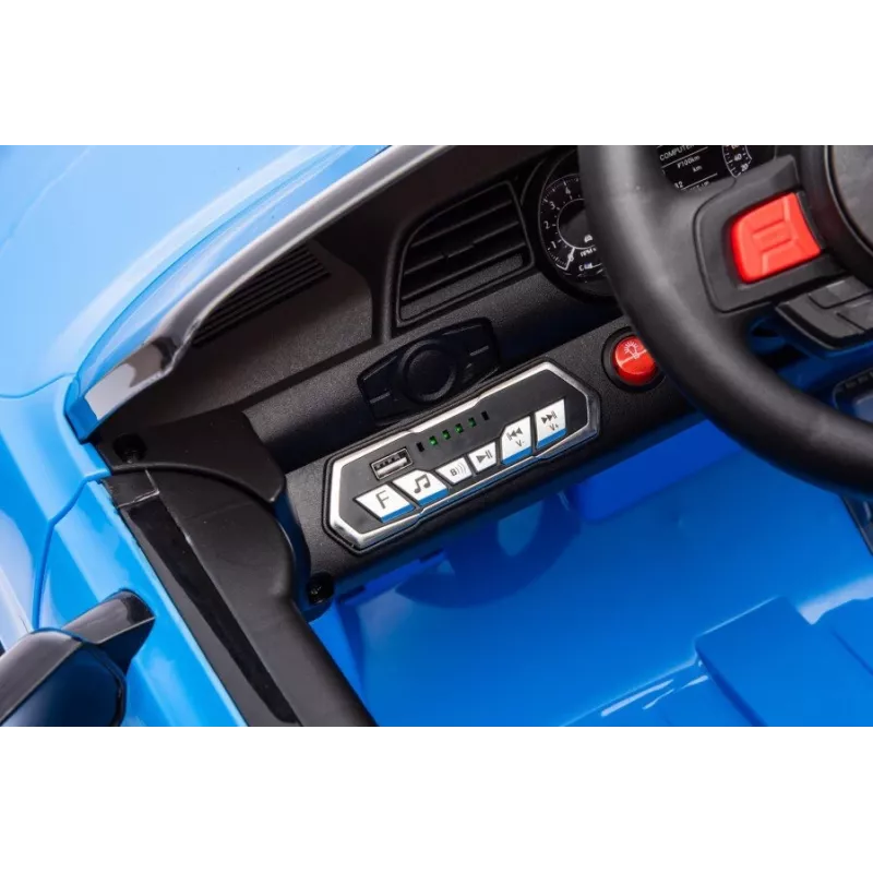 LEAN CARS Veicolo a batteria Ford Mustang GT500 Shelby blu