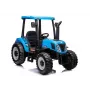 LEAN CARS trattore a batteria A011 24V blu – auto elettrica per bambini con 2 motori da 200W, telecomando, luci LED, Bluetooth