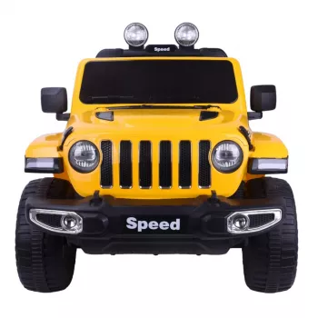 LEAN CARS Veicolo a batteria FT-938 Yellow Painted 4x4